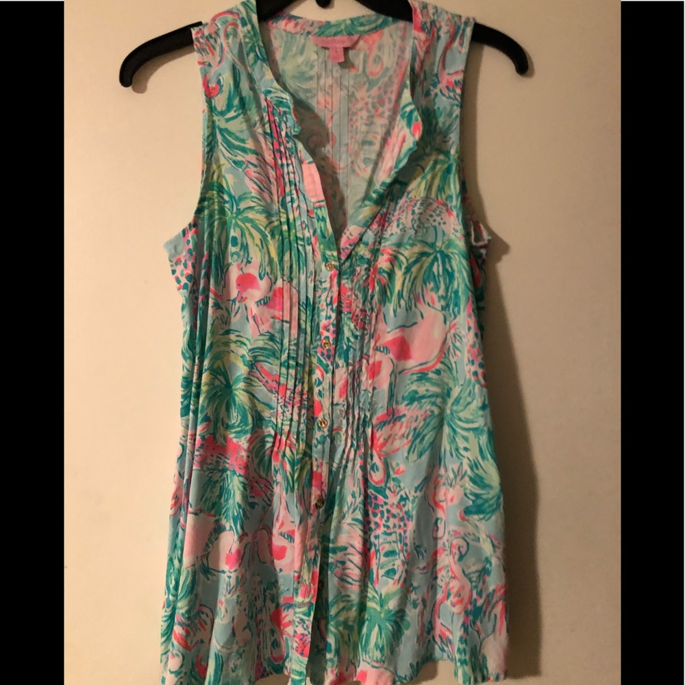 Lilly Pulitzer sleeveless Sarasota tunic